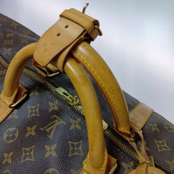 Louis Vuitton Monogram Keepall 60 Boston Bag Brown - Picture 6 of 10